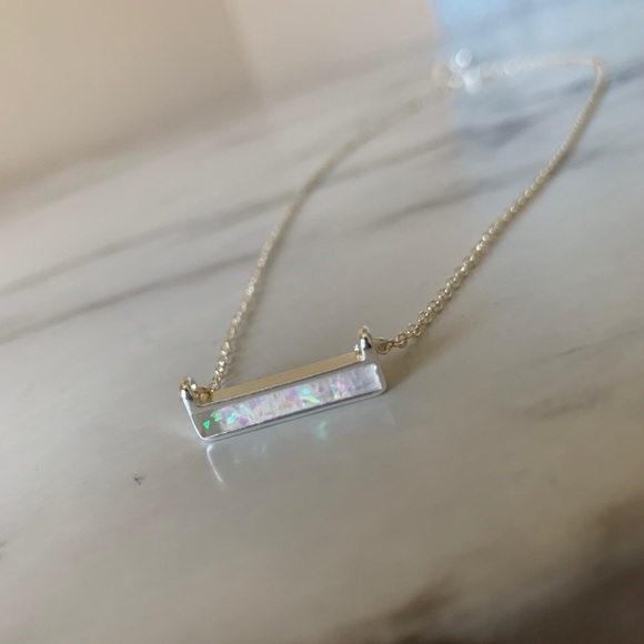 Beautiful opal bar necklace - Picture 3 of 3